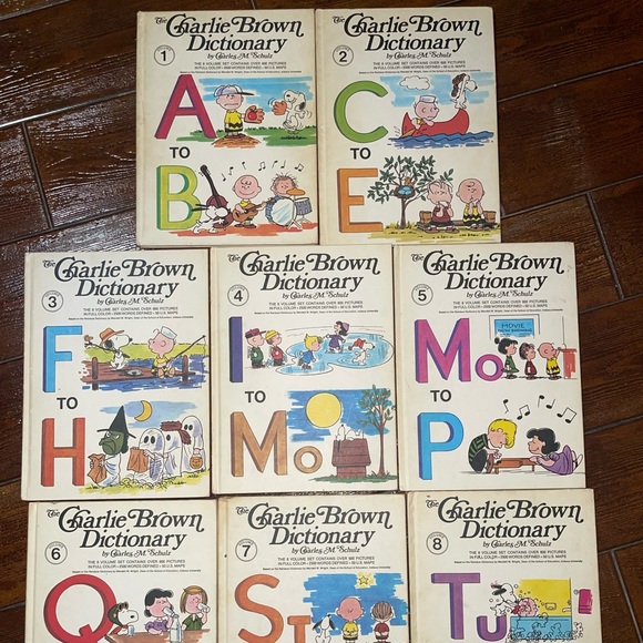 The Charlie Brown Complete Dictionary Set Hardcover Books - Picture 3 of 13